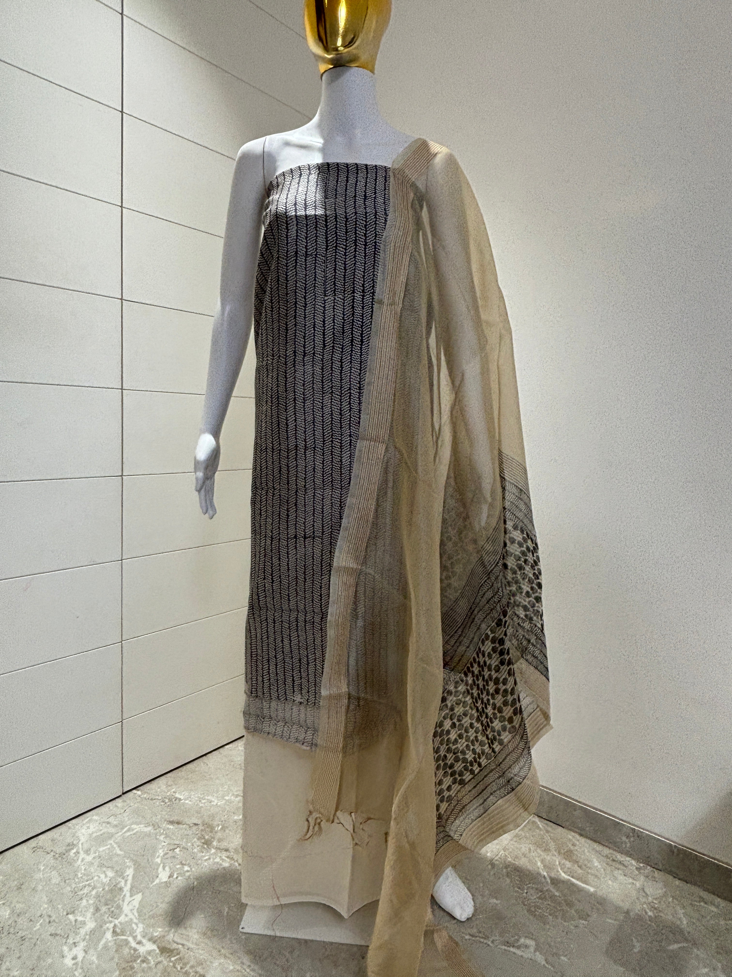 Pure silk suit material