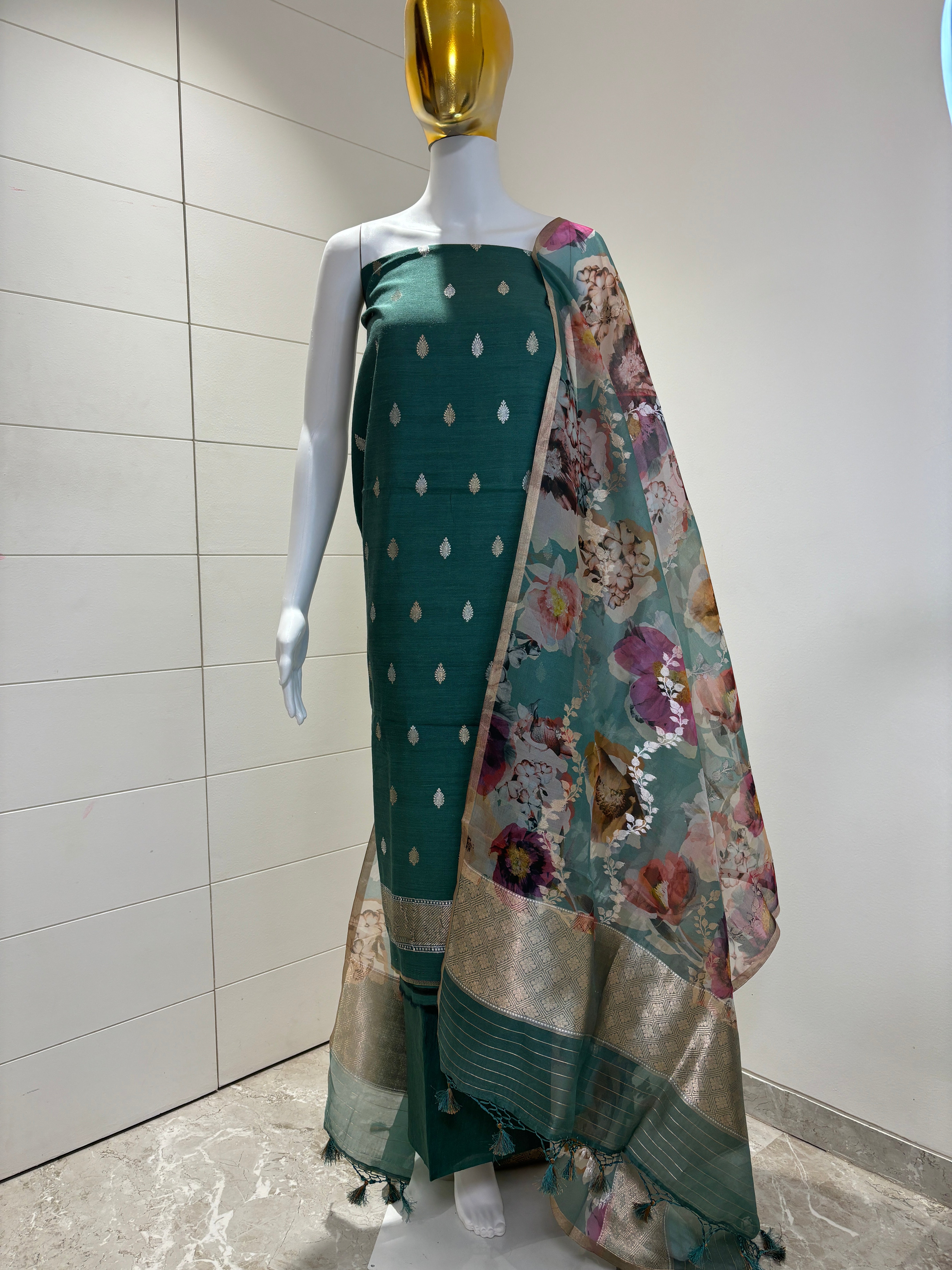 pure silk suit material