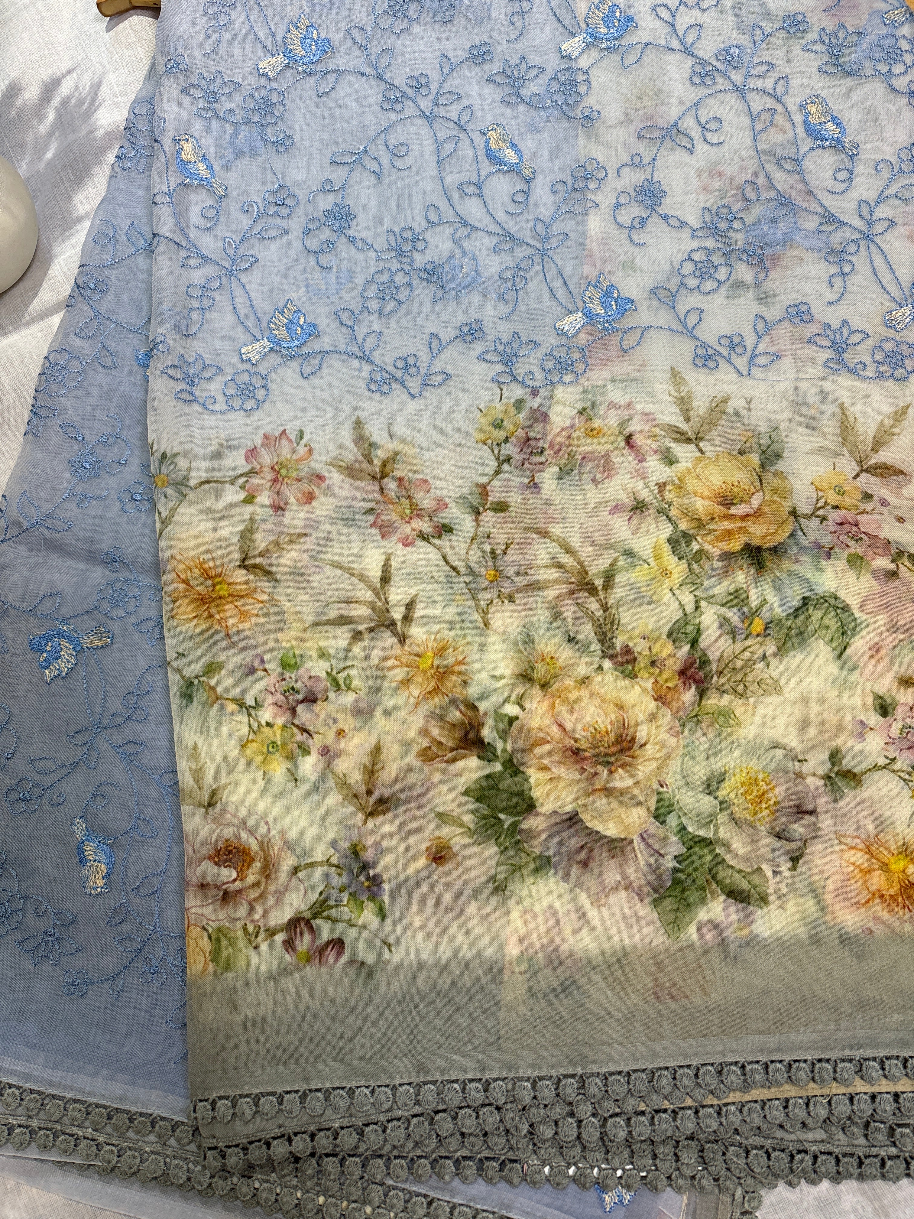 Pure organza sarees