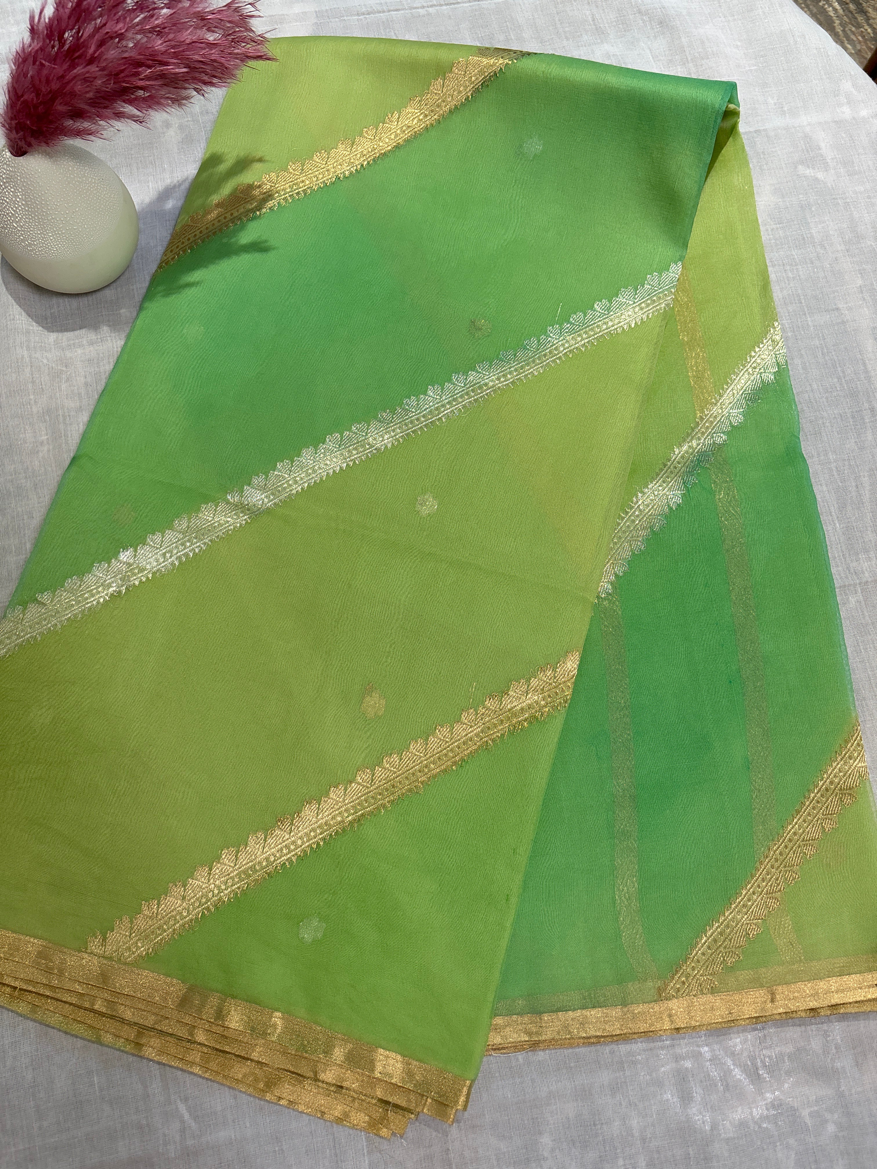 Pure organza saree