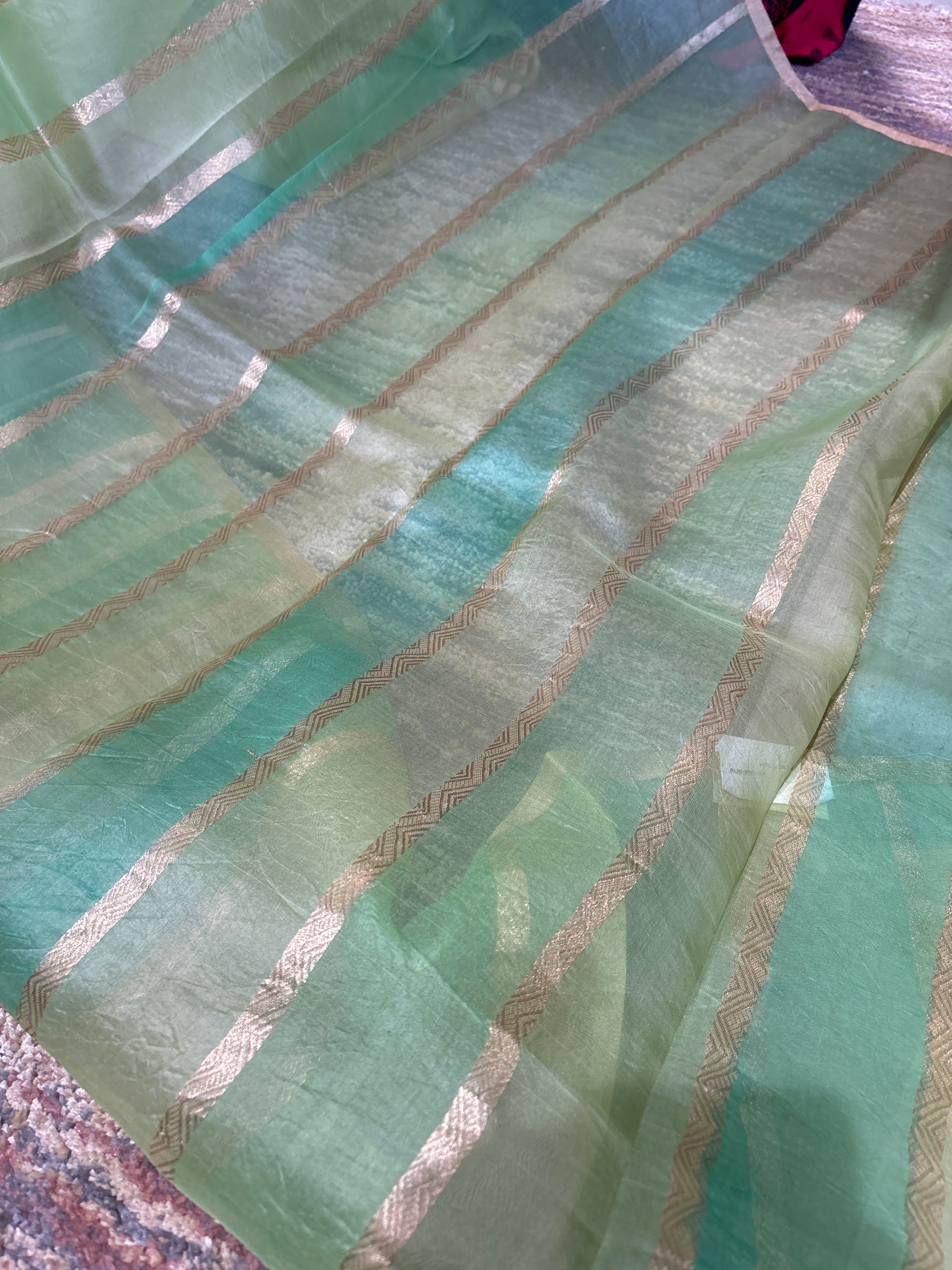 Pure organza saree