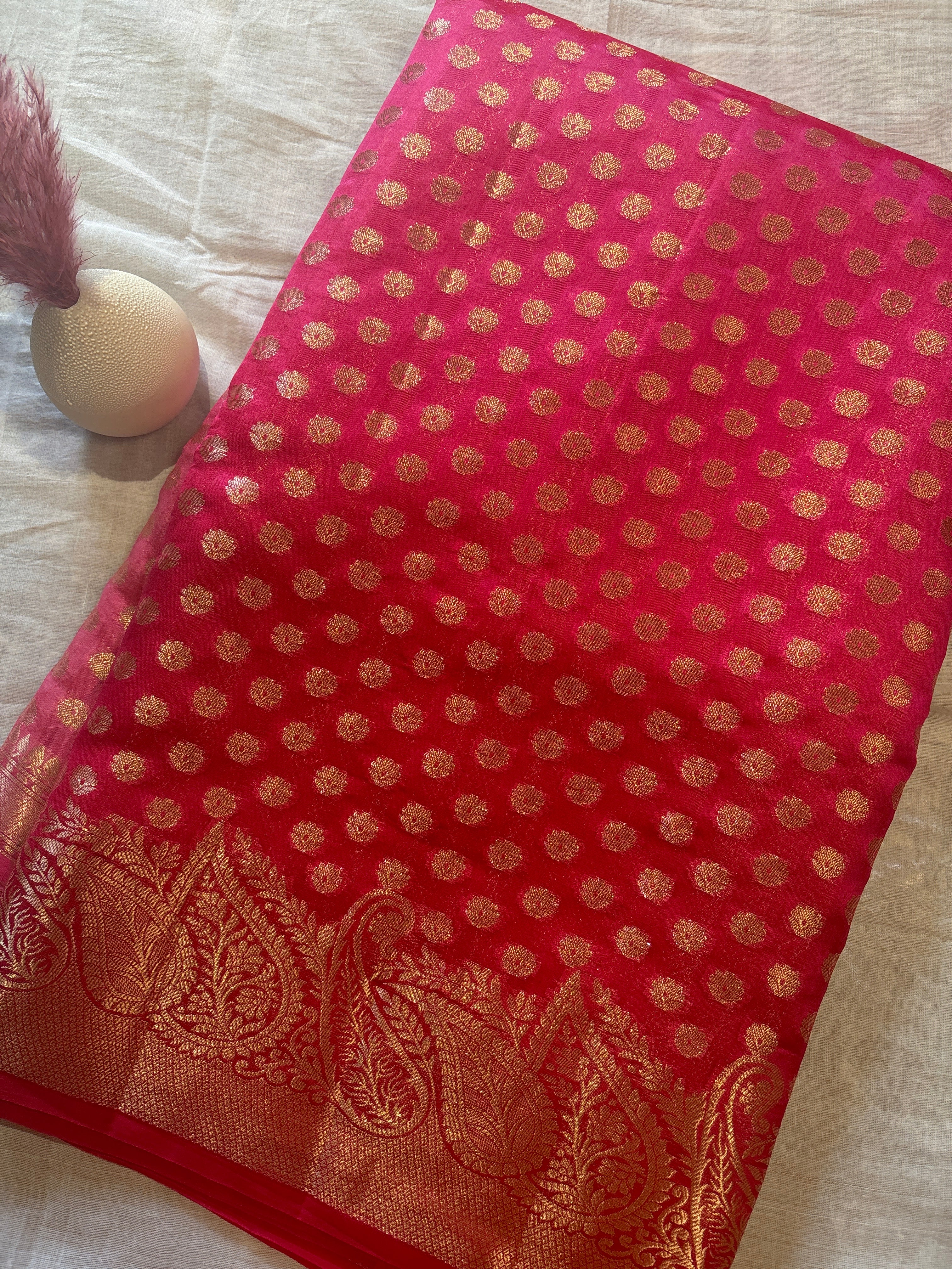 Pure dupian silk saree