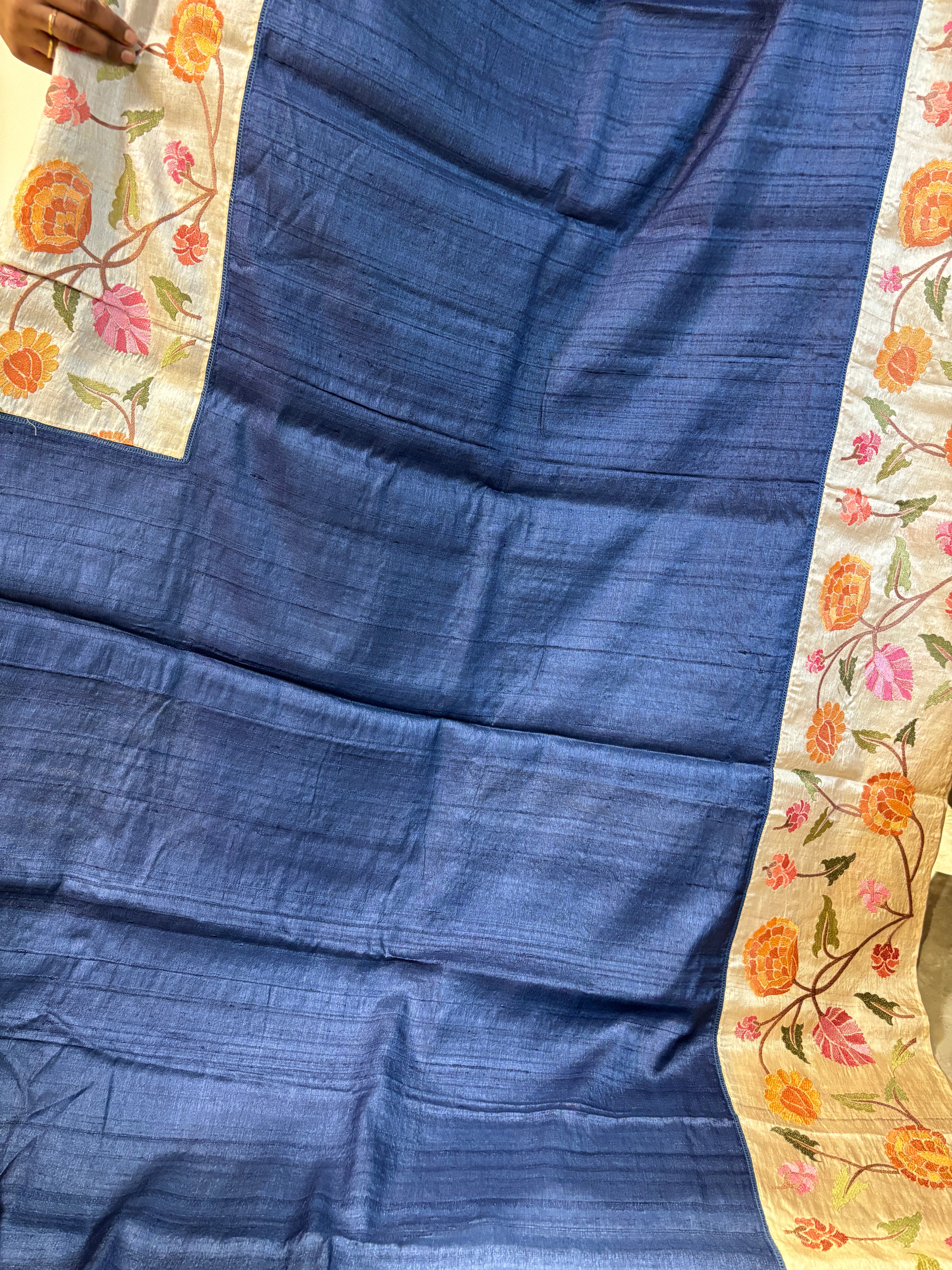 Pure Tusser silk saree