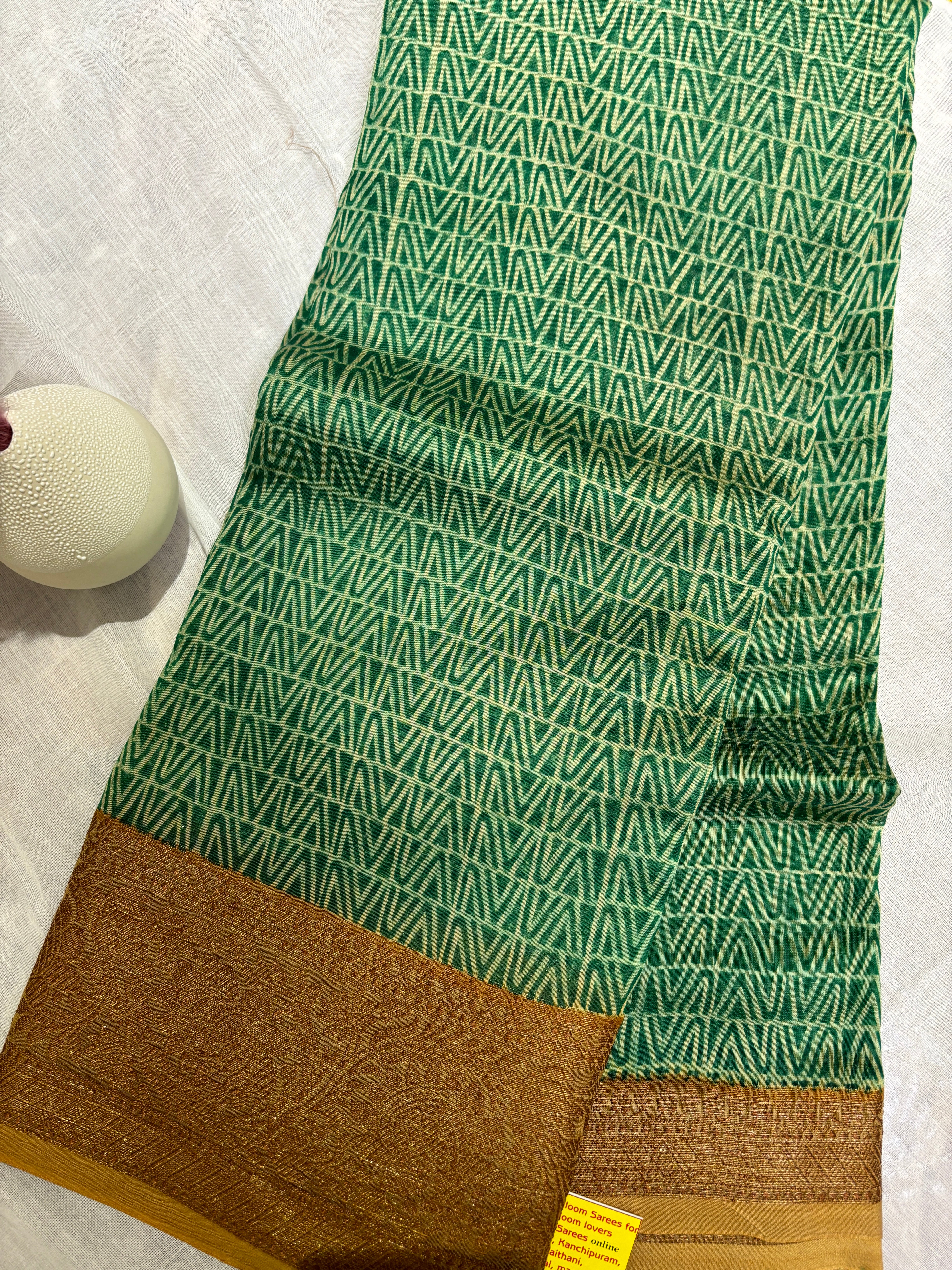 Chanderi soft cotton saree